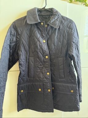 NWT Barbour Beadnell Summer Quilted Jacket - Navy US 4